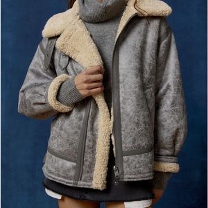 NEW Urban Outfitters Oversized Aviator Jacket